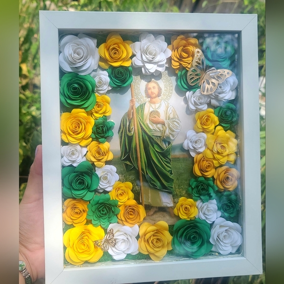 New San Judas Shadow Box with lights - Valentines Day - Picture 4 of 5